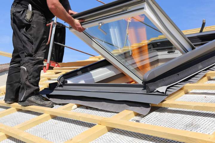 Pose de velux toit Metz